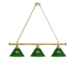 Notre Dame Three Shade Billiard Light