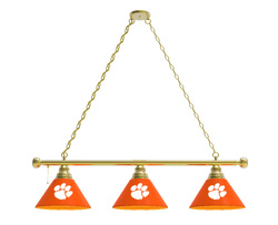 Clemson Three Shade Billiard Light