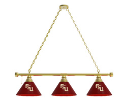 Florida State Three Shade Billiard Light