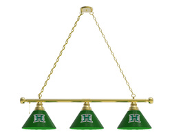 Hawaii Three Shade Billiard Light