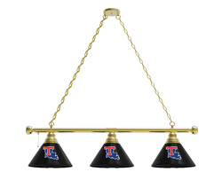 Louisiana Tech Three Shade Billiard Light
