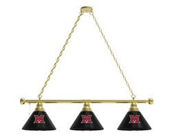 Miami Ohio Three Shade Billiard Light