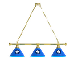 Toronto Maple Leafs Three Shade Billiard Light