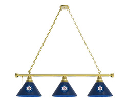 Winnipeg Jets Three Shade Billiard Light