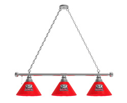 Alabama Crimson Tide Three Shade Billiard Light