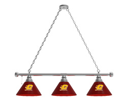 Central Michigan Three Shade Billiard Light