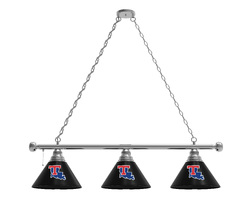 Louisiana Tech Three Shade Billiard Light