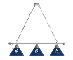 New York Yankees Three Shade Billiard Light