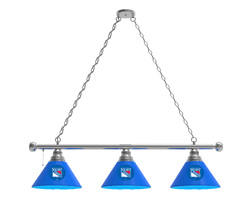 New York Rangers Three Shade Billiard Light