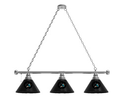 San Jose Sharks Three Shade Billiard Light
