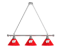 Wisconsin Three Shade Billiard Light