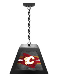 Calgary Flames Box Pendant Light
