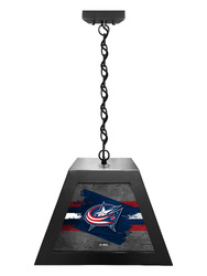 Columbus Blue Jackets Box Pendant Light