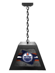 Edmonton Oilers Box Pendant Light