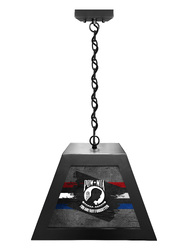 POW/MIA Box Pendant Light