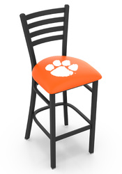 Clemson L004 Logo Jackie I Stationary Bar Stool