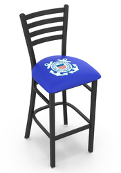 Coast Guard L004 Logo Jackie I Stationary Bar Stool