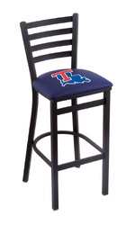 Louisiana Tech L004 Logo Jackie I Stationary Bar Stool