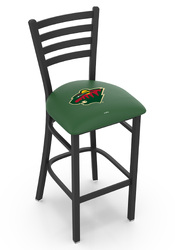 Minnesota Wild L004 Logo Jackie I Stationary Bar Stool