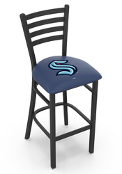 Seattle Kraken L004 Logo Jackie I Stationary Bar Stool