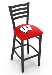 Wisconsin L004 Logo Jackie I Stationary Bar Stool
