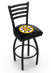 Boston Bruins L014 Logo Jackie 2 Bar Stool