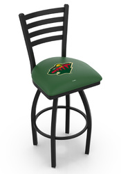 Minnesota Wild L014 Logo Jackie 2 Bar Stool