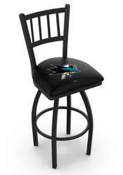 San Jose Sharks L018 Logo Contessa 2 Bar Stool