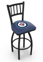 Winnipeg Jets L018 Logo Contessa 2 Bar Stool