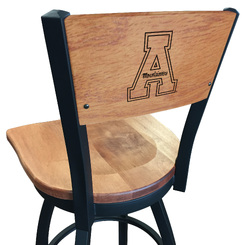 Appalachian State L038 Logo Voltaire 2 Bar Stool
