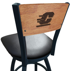 Central Michigan L038 Logo Voltaire 2 Bar Stool