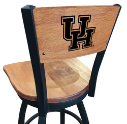 Houston L038 Logo Voltaire 2 Bar Stool