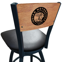 Indian Motorcycle L038 Logo Voltaire 2 Bar Stool