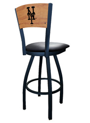 New York Mets L038 Logo Voltaire 2 Bar Stool