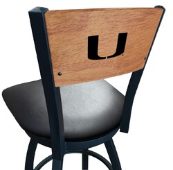 Miami L038 Logo Voltaire 2 Bar Stool