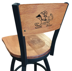 Notre Dame L038 Logo Voltaire 2 Bar Stool