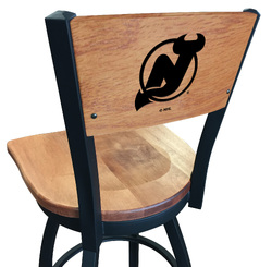 New Jersey Devils L038 Logo Voltaire 2 Bar Stool