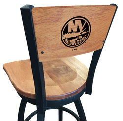 New York Islanders L038 Logo Voltaire 2 Bar Stool