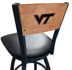 Virginia Tech L038 Logo Voltaire 2 Bar Stool