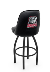 Alabama Crimson Tide L048 Logo Grizzly I Bar Stool