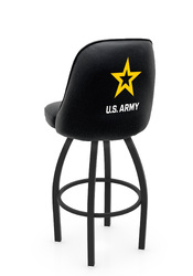 Army L048 Logo Grizzly I Bar Stool
