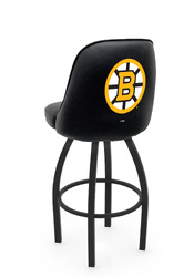 Boston Bruins L048 Logo Grizzly I Bar Stool