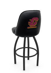 Central Michigan L048 Logo Grizzly I Bar Stool