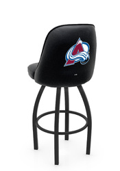 Colorado Avalanche L048 Logo Grizzly I Bar Stool