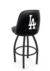 Los Angeles Dodgers L048 Logo Grizzly I Bar Stool