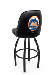 New York Mets L048 Logo Grizzly I Bar Stool