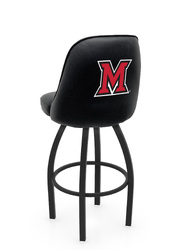 Miami Ohio L048 Logo Grizzly I Bar Stool