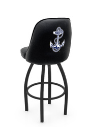 US Naval Academy L048 Logo Grizzly I Bar Stool