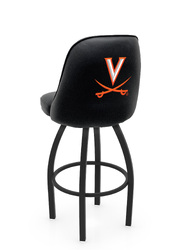 Virginia L048 Logo Grizzly I Bar Stool