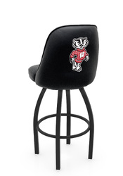 Wisconsin L048 Logo Grizzly I Bar Stool